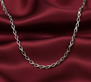 Silver Modern Link 925 Sterling Silver Men's Chain